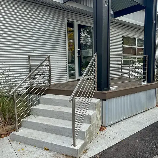 Exterior Horizontal Railings
