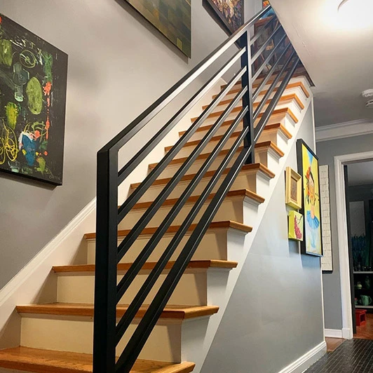 Interior metal railing example