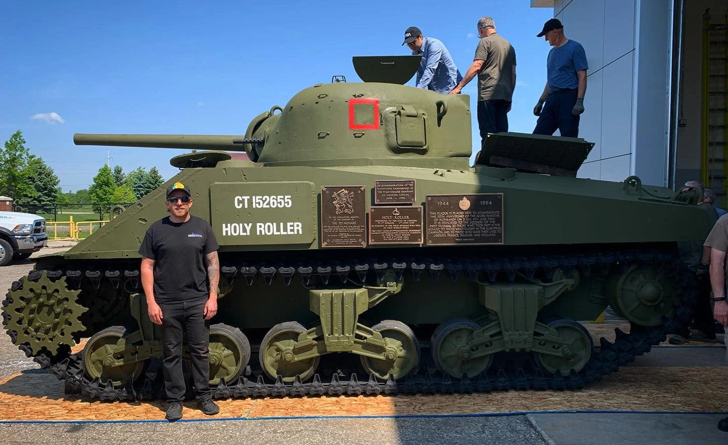 Holy Roller tank restoration project